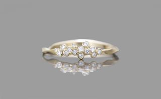 kataoka + Diamond Cluster Ring-Petite