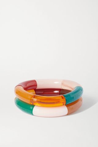 Kyoto Tango + Great Goals and I Am Set of Two Resin Bangles