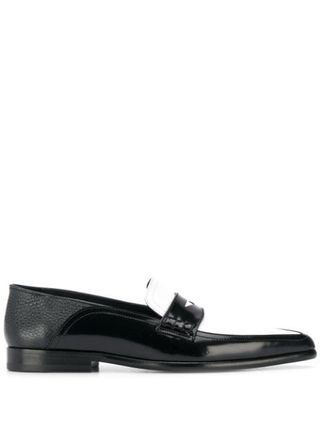 Loewe + Two-Tone Penny Loafers