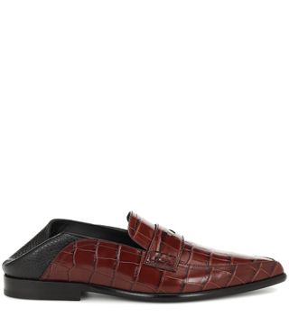 Loewe + Slip-On Leather Loafers