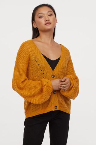 H&M + Rib-Knit Cardigan