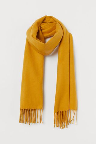 H&M + Scarf With Fringe