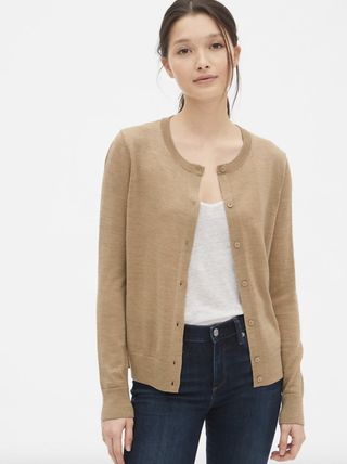 Gap + Cardigan Sweater in Merino Wool