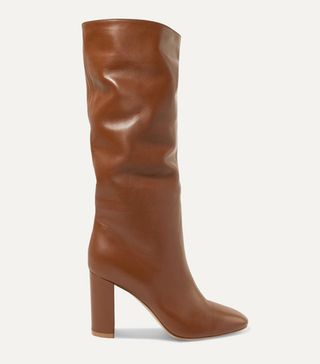 Gianvito Rossi + Laura 85 Leather Knee Boots