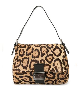 Fendi + 2000 Jaguar Print Mamma Baguette Shoulder Bag
