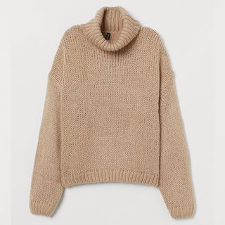 H&M + Chunky Polo-Neck Jumper