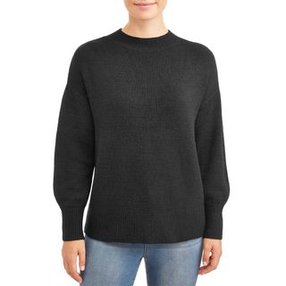 Time and Tru + Mock Neck Tunic Sweater