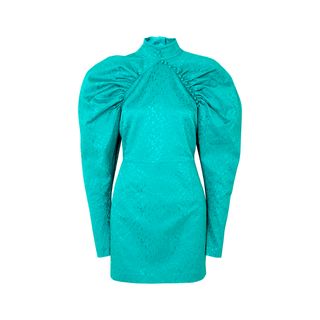 Rotate + Kim Button-Detailed Dress