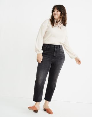 Madewell + The Momjean in Dunstable Wash: Comfort Stretch Edition