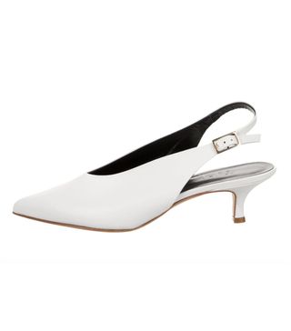 Tibi + Leather Pointed-Toe Pumps