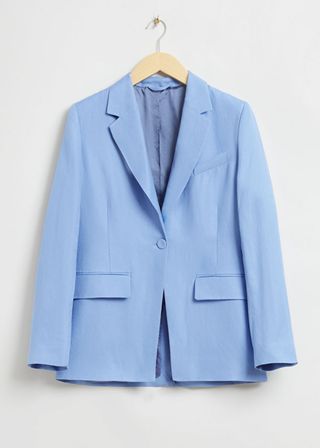 & Other Stories + Relaxed Cut-Away Tailored Blazer