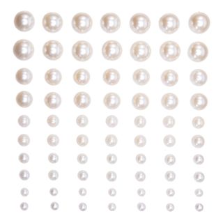 Outus + Self-Adhesive Flat Back Sticker Pearls