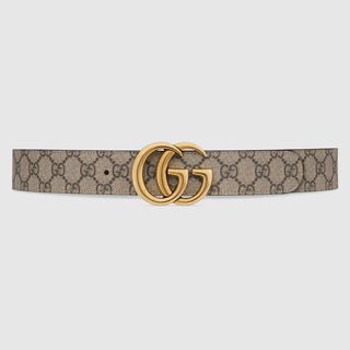 Gucci + GG Marmont Reversible Belt