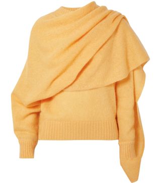 Rejina Pyo + Colette Draped Mohair-Blend Sweater