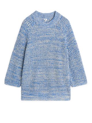 Arket + Melange Cotton Knitted Jumper