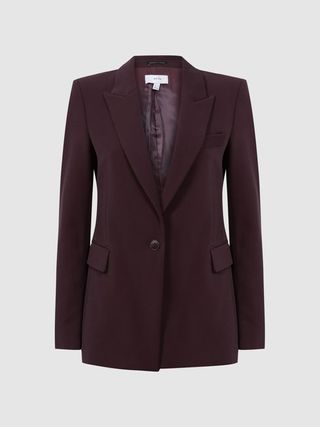 Reiss + Berry Gabi Tailored Single Breasted Suit Blazer