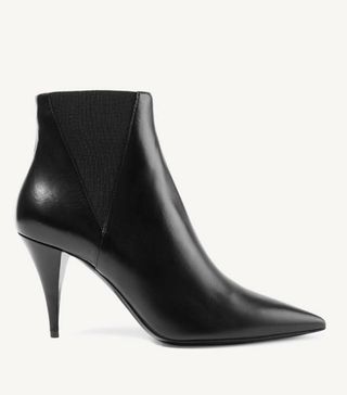 Saint Lauren + Kiki leather ankle boots