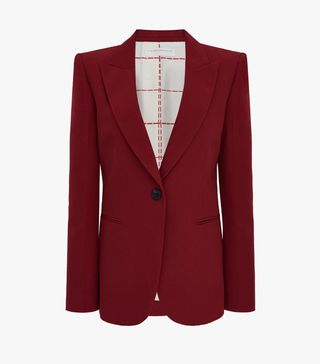 Victoria Beckham + Single Breasted Fitted Jacket