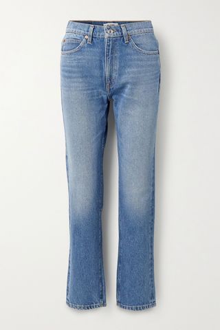 RE/DONE + '70s High-Rise Straight-Leg Jeans