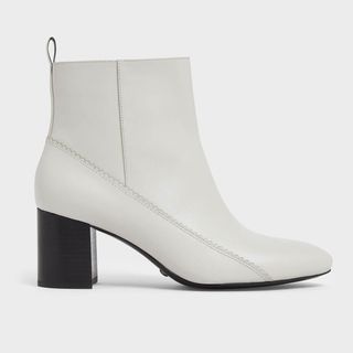 Charles & Keith + Leather Ankle Boots