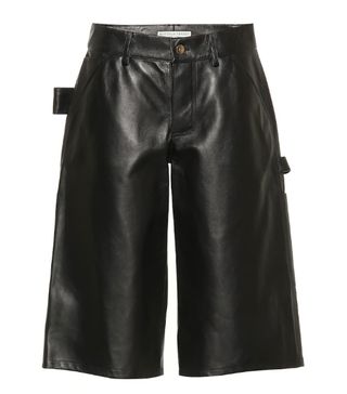 Bottega Veneta + Leather Shorts