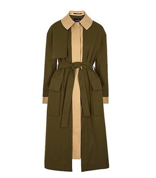 Palones + Notting Hill Two-Tone Twill Trench Coat