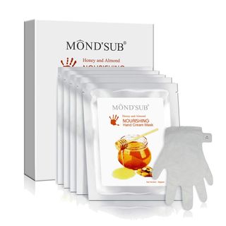 Mond'sub + Honey & Almond Moisturizing Hand Mask Gloves - Pack of 5