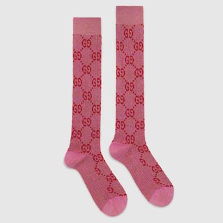 Gucci + GG Lamé Socks