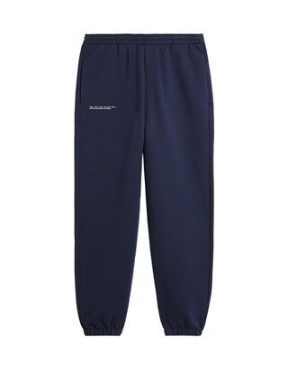 Pangaia + Signature Track Pants in Navy Blue