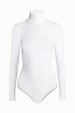 Wolford + Colorado Thong Bodysuit in White