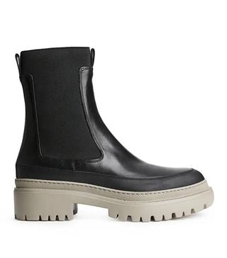 Arket + Chunky-Sole Leather Boots