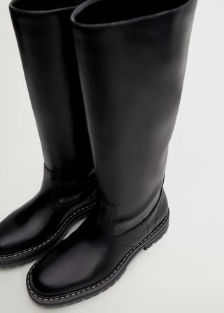 Mango + Platform Boots With Tall Leg - Women | Mango United Kingdom