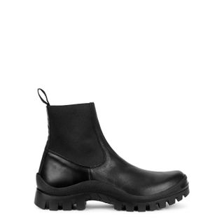Atp Atelier + Catania 25 Black Leather Chelsea Boots