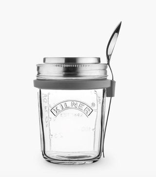 Kilner + Glass Breakfast Jar & Spoon Set