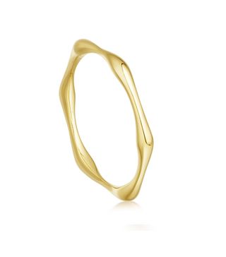 Missoma + Gold Thin Molten Ring