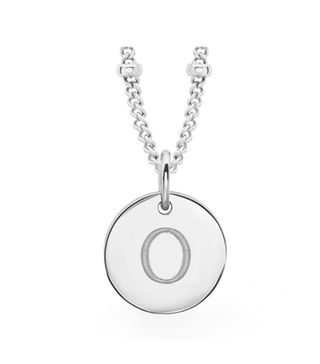 Missoma + Silver Initial O Necklace