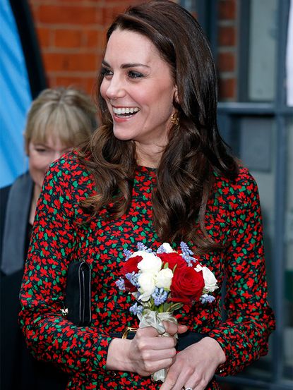 Kate Middleton's Christmas Outfits Are Always Red and Green | Who What Wear