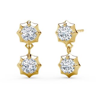 Jade Trau + The Forevermark Alchemy Collection by Jade Trau Stud with Single Drop