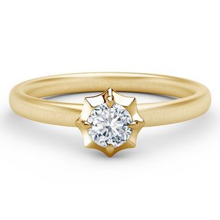 Jade Trau + The Forevermark Alchemy Collection by Jade Trau Solitaire Stackable Diamond Ring