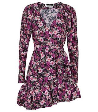 Rotate Birger Christensen + Nancy Floral-Print Wrap Dress