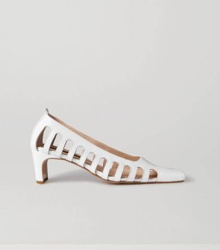 Bevza + Cutout Leather Pumps