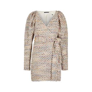 Rotate Birger Christensen + Cheked Cotton-Blend Mini Dress