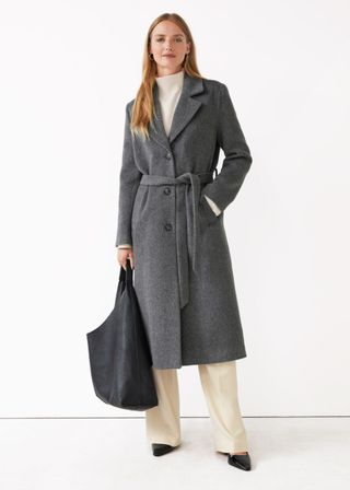 
Other Stories + Relaxed Alpaca Blend Coat