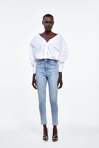 Zara + Skinny High Rise Jeans