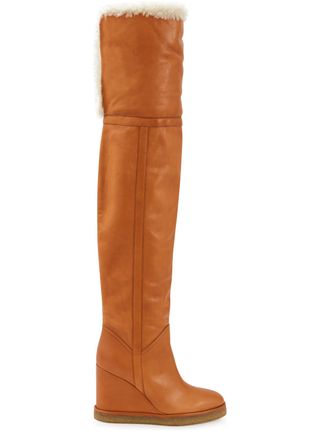 Celine + Manon Wedge Thigh Boots