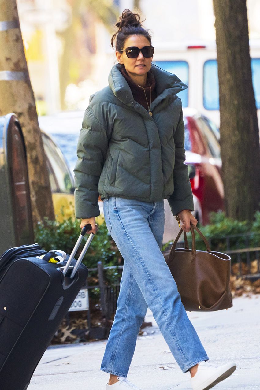 Katie Holmes Wore the Wardrobe Staples Editors Swear By | Who What Wear