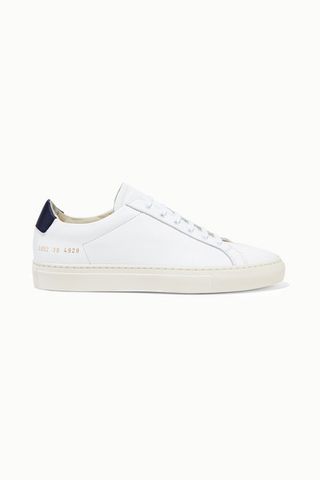 Common Projects + Retro Two-Tone Leather Sneakers