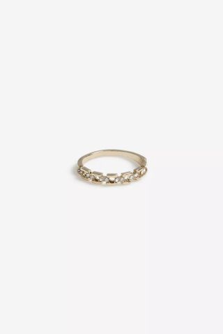 Topshop + Gold Chain Link Ring