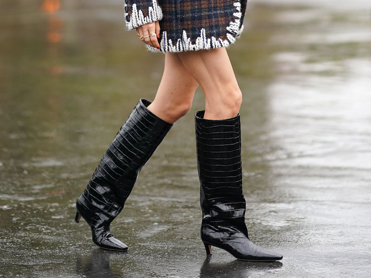 The 34 Best Knee-High Boots With Low Heels | Who What Wear