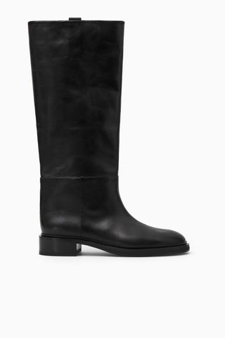 COS + Leather Riding Boots